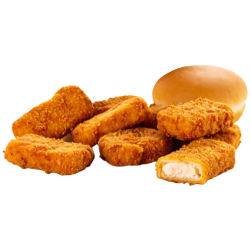 مسحّب الطازج المكون من 10 قطع دجاج يقدم مع صوص الثوم والخبز العربي